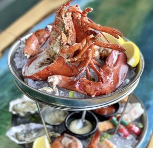 alt="Photo of a seafood platter from Saltwater"