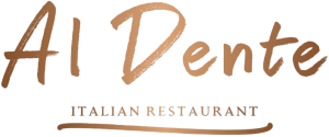 "Restaurant logo from Al dente a client of Formula Marketing"